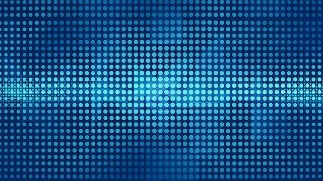 Abstract blue background with many small circles in a repeating pattern for design use