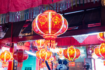 Naklejka premium THAILAND BANGKOK CHINESE TEMPLE GONG WU SHRINE