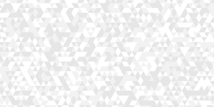 Vector paper triangle creative diamond surface seamless technology white and gray randomly low polygon wallpaper background. pattern Polygon mosaic triangle, business corporate background.
