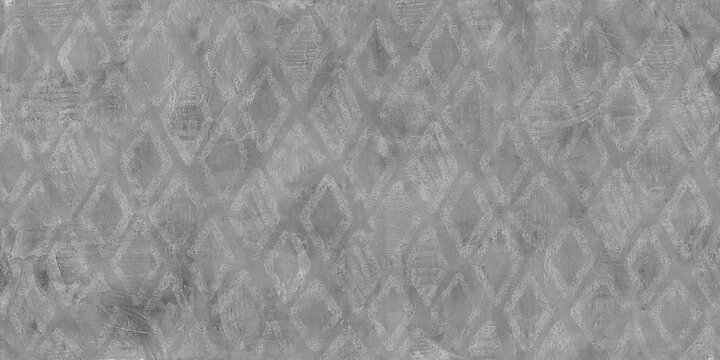 Industrial gray metal texture with diamond plate pattern, weathered steel surface background, embossed geometric metallic floor plate for construction design