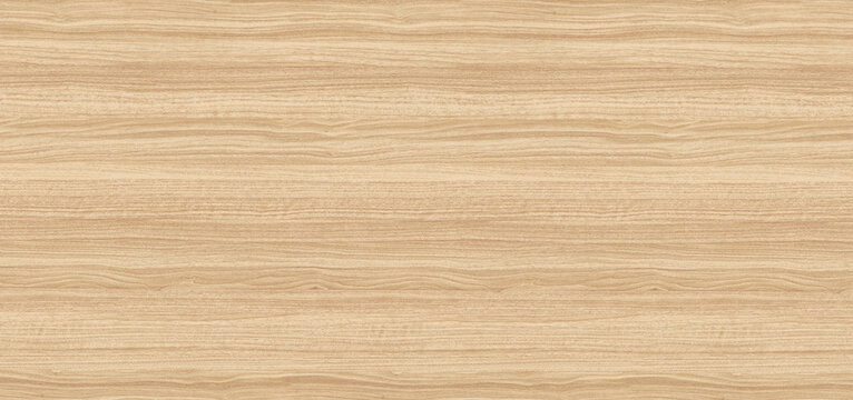 Light oak wood texture background, seamless natural timber grain pattern, soft beige wooden surface for interior design and furniture 3D rendering