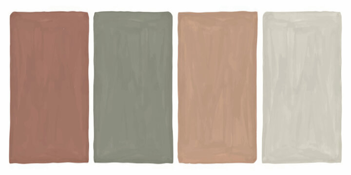 An isolated stack of vintage brown leather notebooks and aged antique book covers with blank textured paper pages for education or literature design