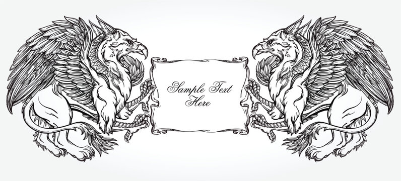 Intricate black and white floral with decorative scrollwork ornate pattern