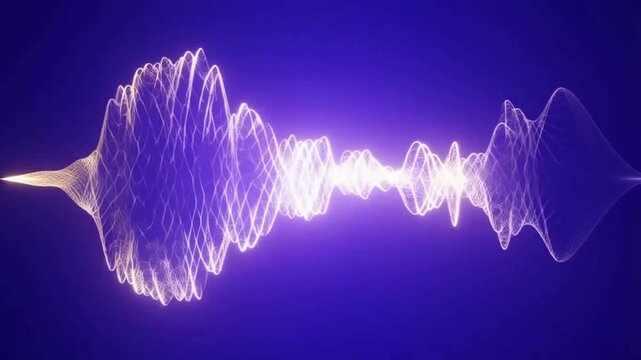 abstract blue wave background