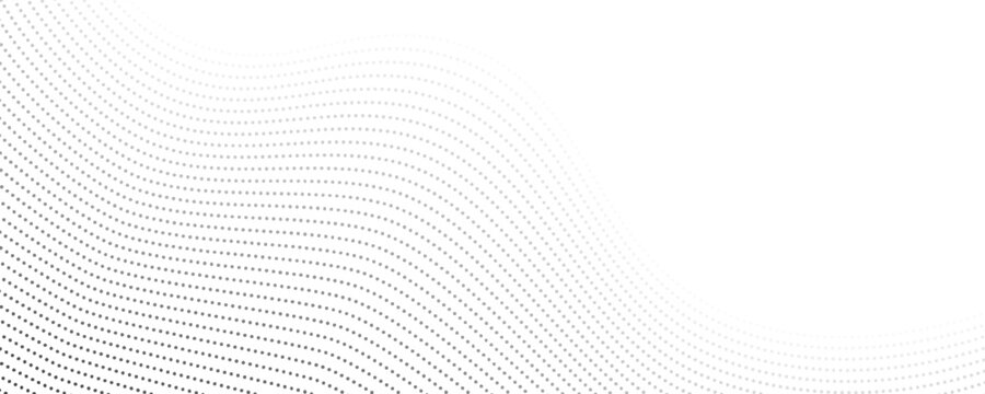 Wave 3d. Wave of particles. Futuristic point wave. Design for poster