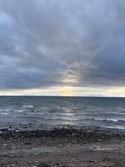 Obraz premium sunset over the sea