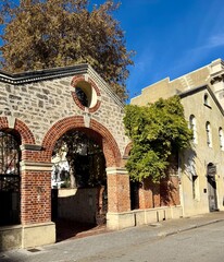 Naklejka premium Australian colonial era heritage building exterior in Fremantle