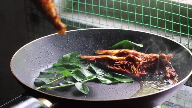 Kerala sardine fish fry