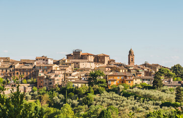 Obraz premium Siena view of medieval town, Tuscany, Italy