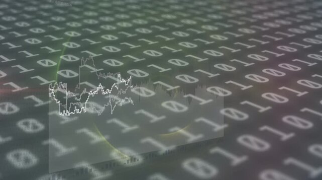 Small jagged trace appearing, white waveform cluster expanding, mirroring, showing data rise
