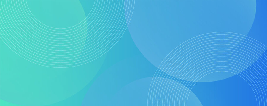 Modern abstract bright blue green gradient illustration background with simple pattern.