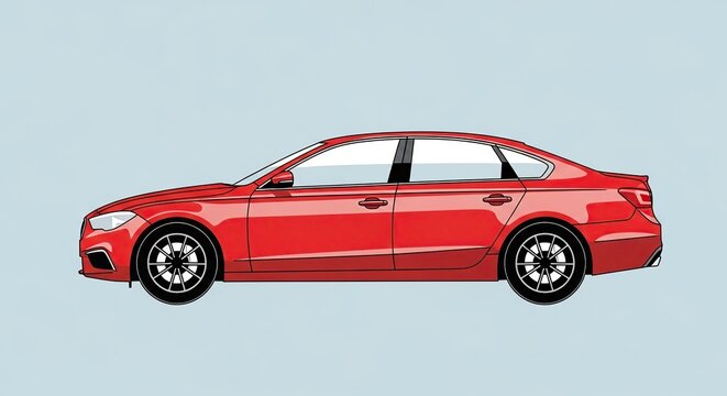 red sports car