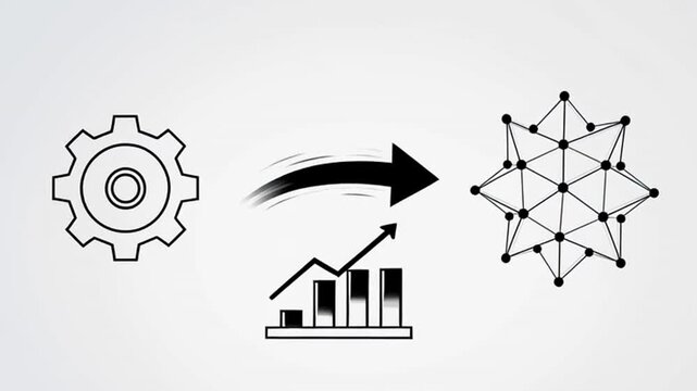 Business growth and development concept.