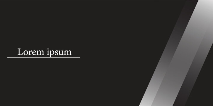 rectangle with white color and black background