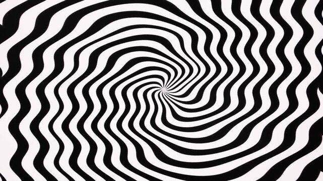 waviness endless hypnotic irregular spiral 