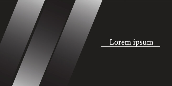 rectangle with white color and black background
