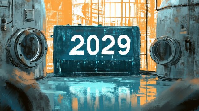 Digital Industrial Panel for Tracking Production, Automation Goals, and Forecasting in 2029