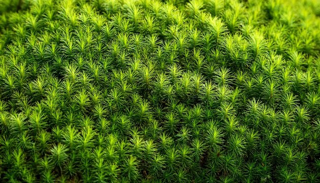close up soft moss texture background in vibrant green natural organic surface with fine detail high resolution