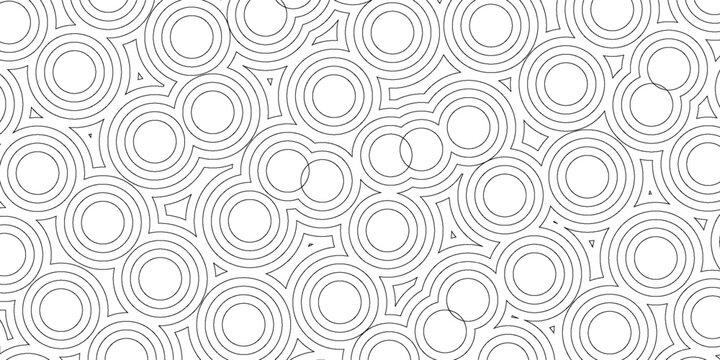 Geometric Mint Green Circle PatternPrint
