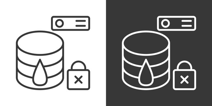 Phishing Trap Icon Set Vector Collection Isolated In Black And White