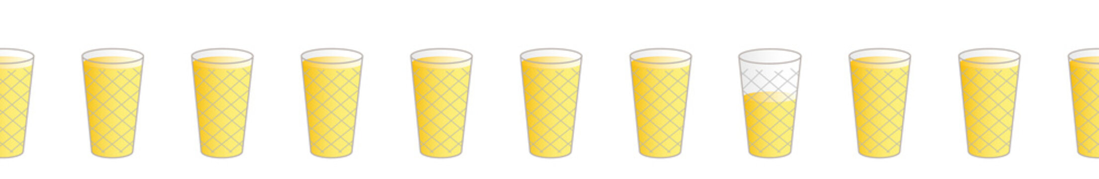 Apfelwein Glas: Nahtloses Hintergrund Muster, transparent ohne Hintergrund. Typische in der Gastronomie, Getr&auml;nk aus Hessen