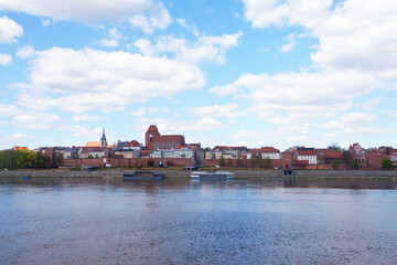 Dziedzictwo kulturowe - Panorama Torunia wiosną, Toruń, Polska, Cultural heritage - panorama of Toruń in spring, Poland  © 123108 Aneta