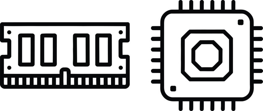 Computer chips and ram module
