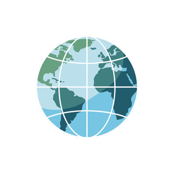 Globe Earth Planet World Map.