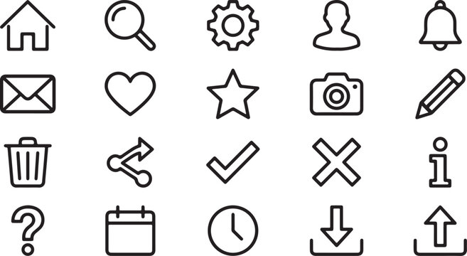 Common Icons Images – Browse 111,173 Stock Photos, Vectors, and Video ...