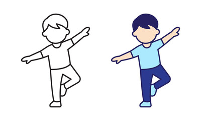Fototapeta premium MONTESSORI LEARNING ICONS