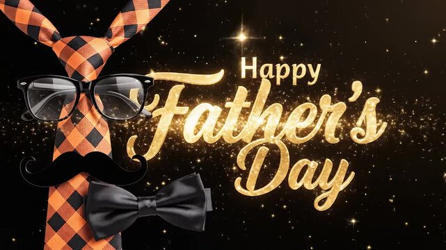 Fathers Day tie glasses bowtie highlighting geometric patterns and contemporary art