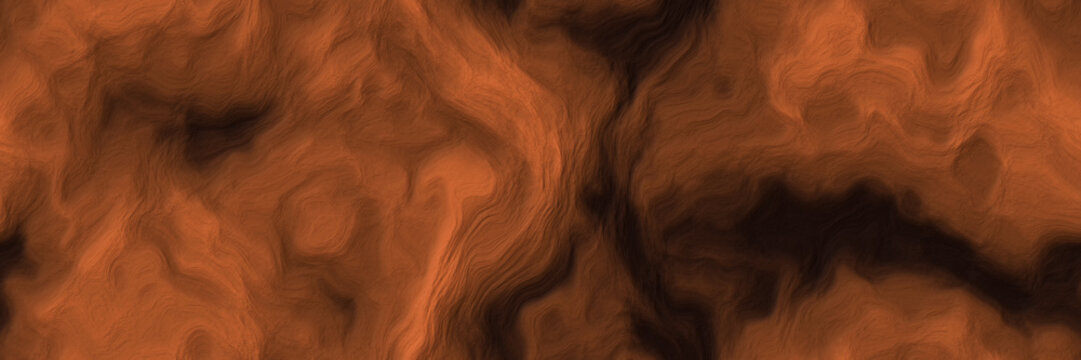 Terrain Seamless Texture with Arid Sharp Terracotta Ridges Forming A Detailed Dry Desert