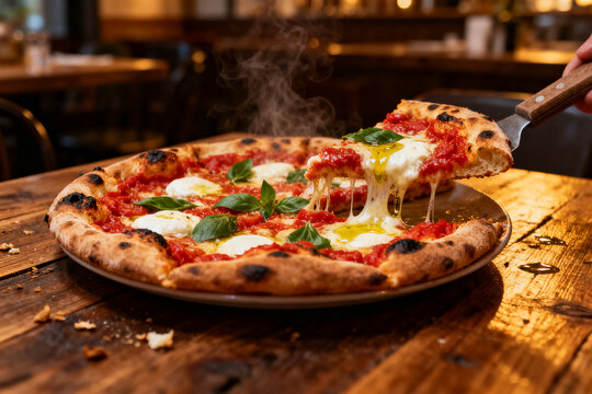 Italian tasty hot pizza