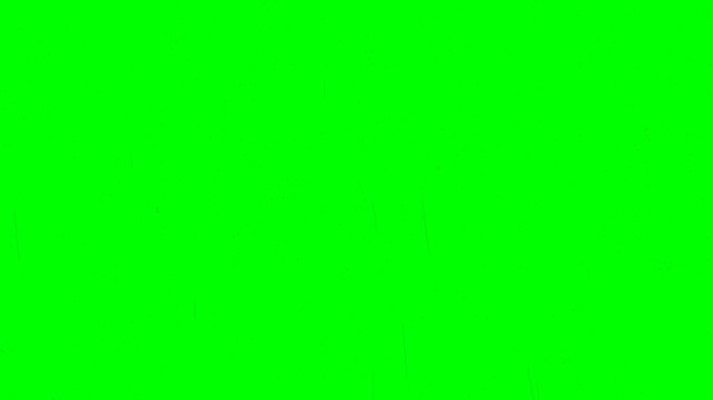 Torn paper with fibrous ripped edges separating vertically to reveal green screen chroma key background.