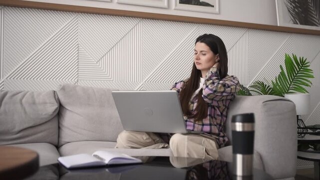 Productive work from home moments in a cozy office corner with a computer setup