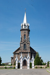 Fototapeta premium Old church in Lipnishki, Belarus
