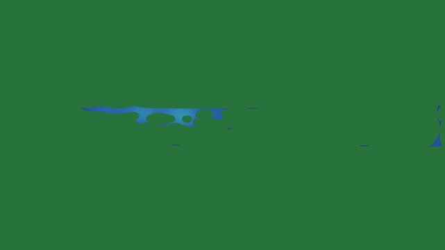 Screen black cat outline ' s face blue button picture of whale green screen style layers cartoonish emotion