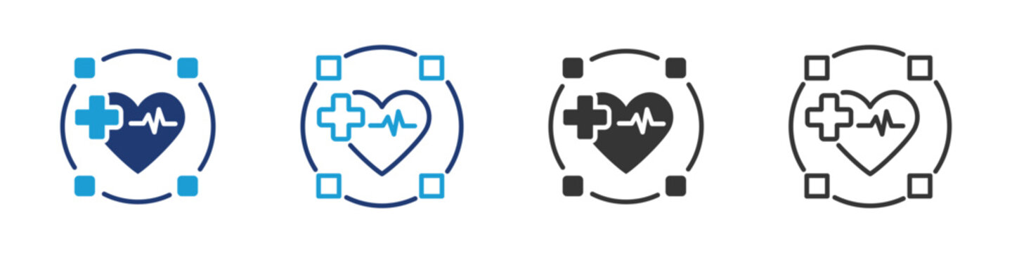 blockchain icon set collection multi-style