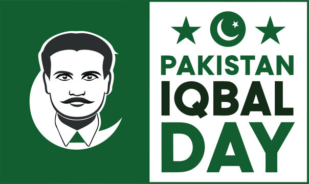 Minimal flat of muhammad iqbal on pakistan iqbal day