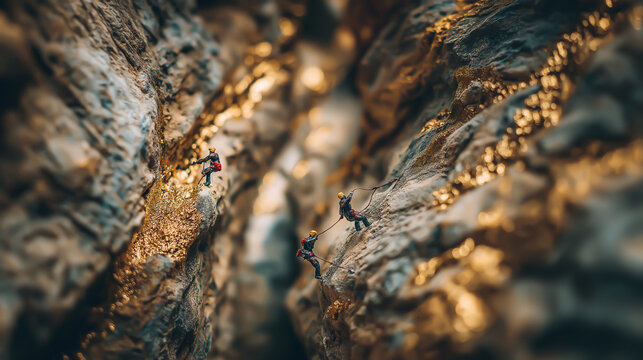 mining development gold mine doll. model miniature mineral white background macro men at work. miner mine wealth gold thinking. businessman investment asset children funds.