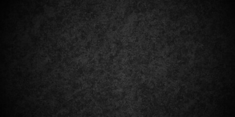 Fototapeta premium Distressed rough Black wall texture wall grunge backdrop background. dark concrete floor old wall grunge background. black concrete wall, grunge stone texture background.