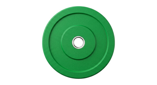 green button isolated on white background