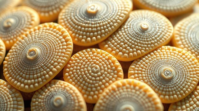 Reptilian Overlapping Scale Macro Closeup