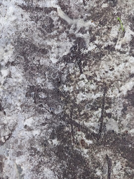 This industrial background showcases a weathered concrete surface with a raw, rugged texture. The patchy blend of dark stains, light cement tones