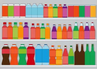 soft drink refrigerator design creative and pattern background © nantana
