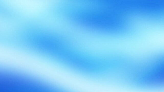 Sky blue and cyan soft gradient motion. Abstract clean loop with a soft holographic texture and neon glow effect. Ideal for professional presentation background and intro animation
