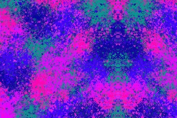 Fototapeta premium Vibrant purple pink green abstract background