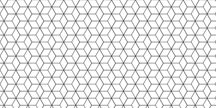 Vector square wall metallic decoration tech grid line box. metal cube creative geometric fabric wall tiles gradient web triangle diamond honeycomb hexagon art decorative textile design.
