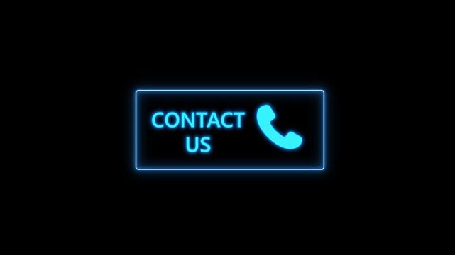 Professional Contact Us Button with Holographic Touch Interface, Business Communication, Modern UI UX Design, Call and Email Icons. on transparent background.