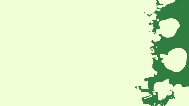 A green background with white outline on it and spots black photo of man in suit paint splashs map the state michigan united ireland screen green screen animated chromakey background